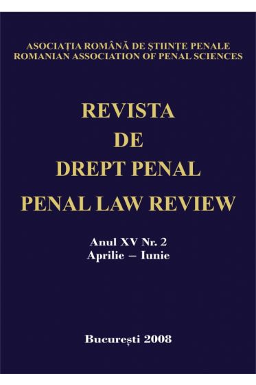 Revista de drept penal nr. 2/2008