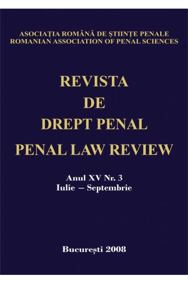 Revista de drept penal nr. 3/2008