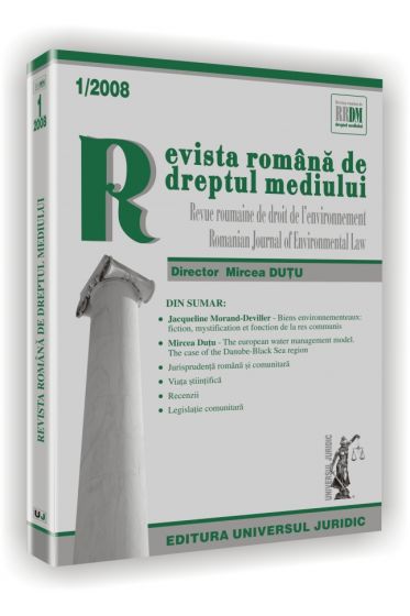 Revista romana de dreptul mediului nr. 1/2008