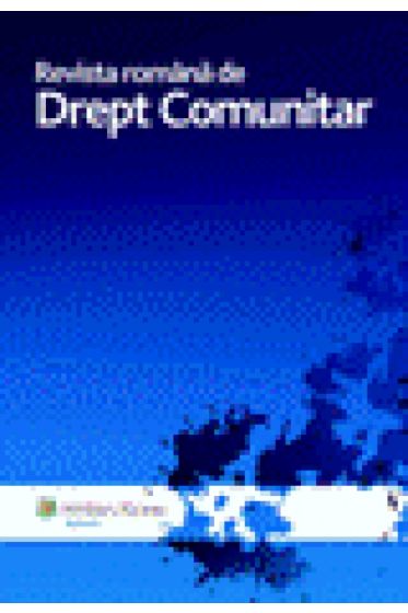 Revista Romana de Drept Comunitar nr. 2/2009