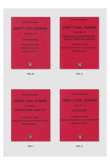 Drept civil roman vol.1,2,4,5 (set)