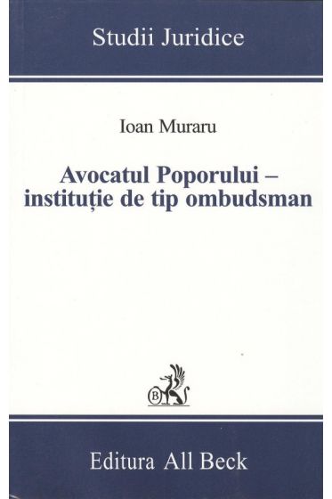 Avocatul poporului-institutie de tip ombudsman
