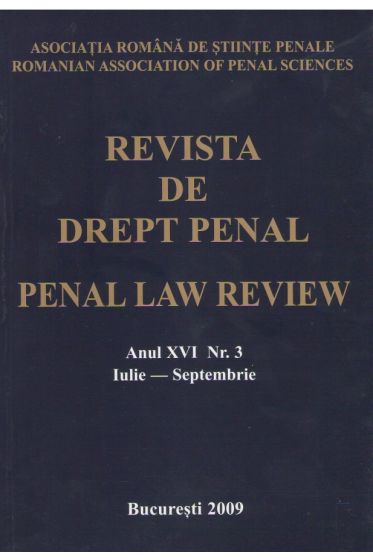 Revista de drept penal nr. 3/2009