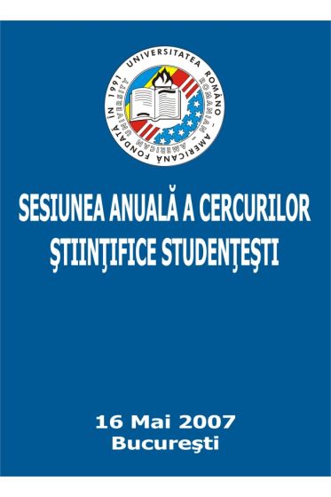 Sesiunea anuala a cercurilor stiintifice studentesti