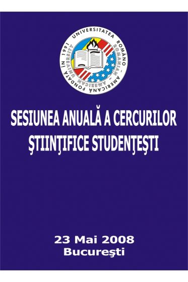 Sesiunea anuala a cercurilor stiintifice studentesti - 2008