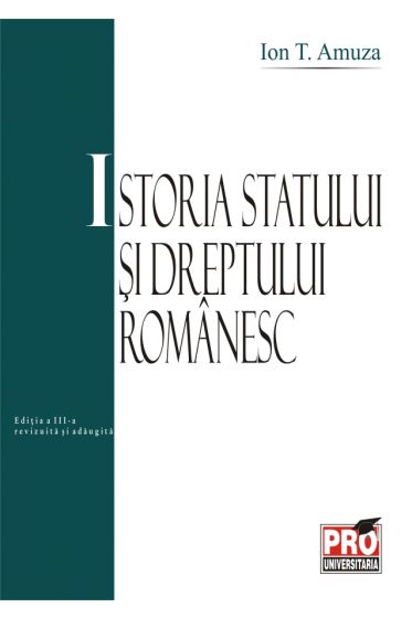 Istoria statului si dreptului romanesc