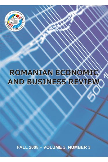 Romanian Economic and Business Review - Volume 3, Number 3