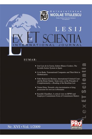 Lex et scienta - Nr. XVI Vol. 1/2009