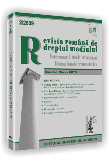 Revista romana de dreptul mediului nr. 2/2009