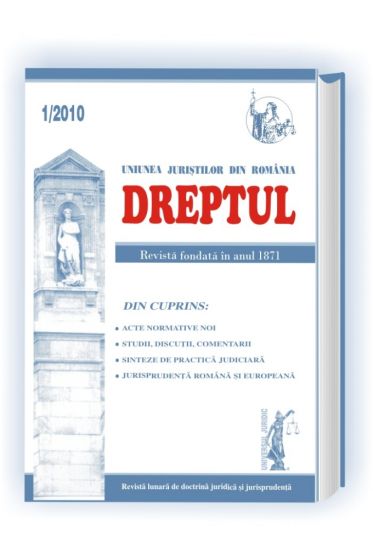 Revista Dreptul nr. 1/2010