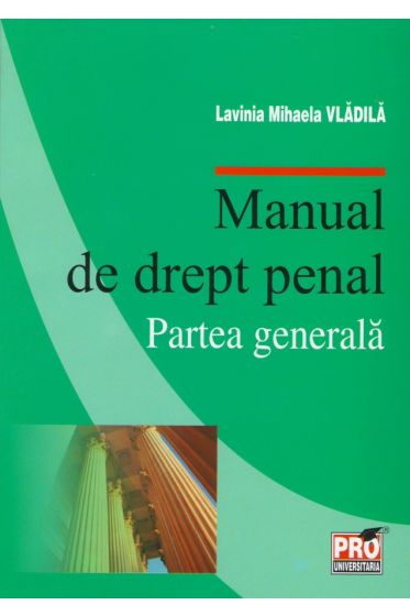 Manual de drept penal Partea generala
