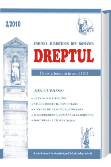 Revista Dreptul nr. 2/2010