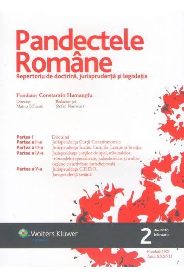 Pandectele romane nr. 2/2010