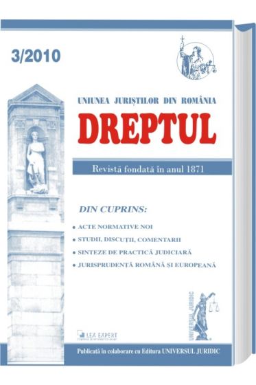 Revista Dreptul nr. 3/2010