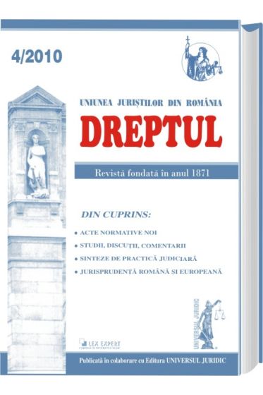Revista Dreptul nr. 4/2010