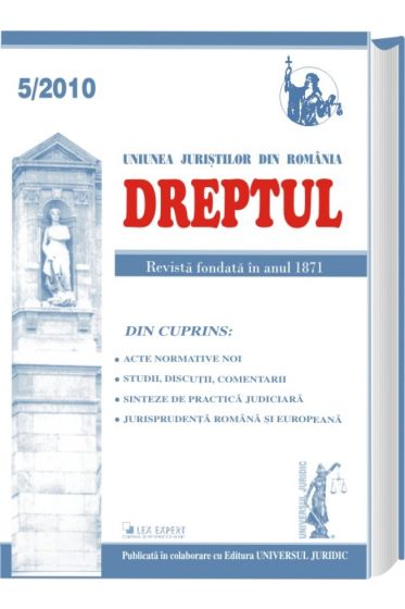 Revista Dreptul nr. 5/2010