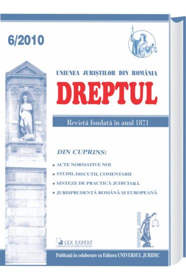 Revista Dreptul nr. 6/2010
