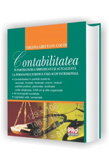 Contabilitatea in partida dubla simplificata si actualizata la persoanele juridice fara scop patrimonial