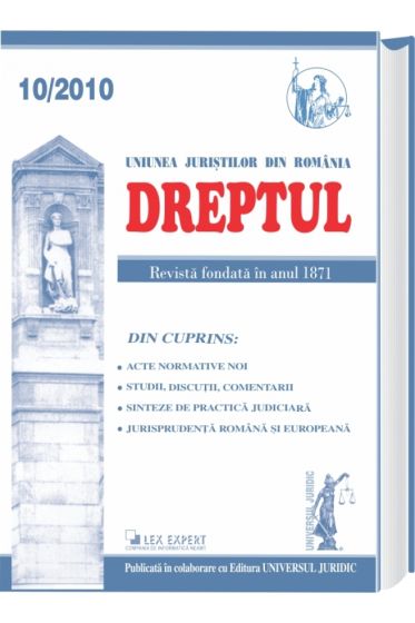 Revista Dreptul nr. 10/2010