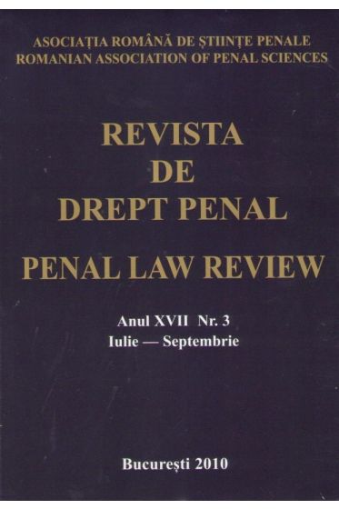 Revista de Drept Penal nr. 3/2010