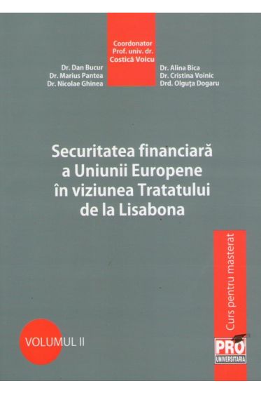 Securitatea financiara a Uniunii Europene in viziunea tratatului de la Lisabona