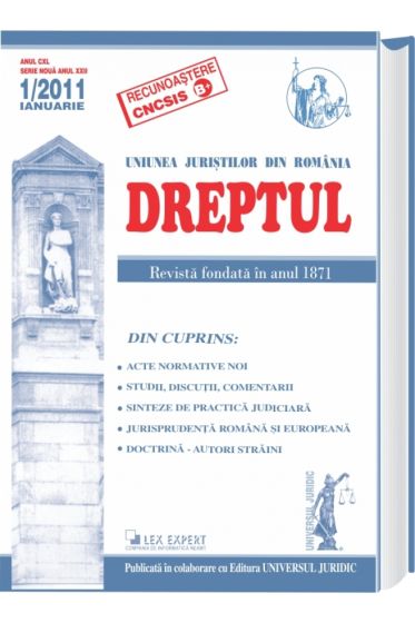 Revista Dreptul nr. 1/2011