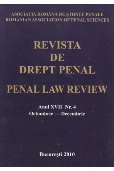 Revista de Drept Penal nr. 4/2010