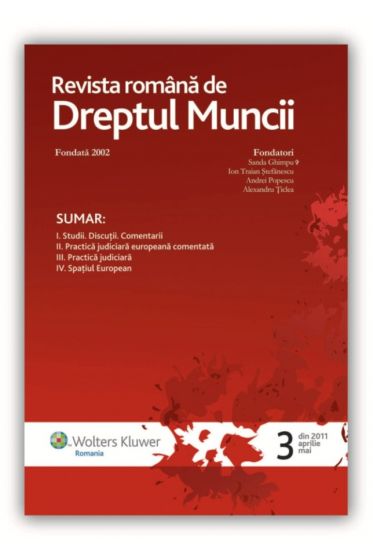Revista Romana de Dreptul Muncii nr. 3/2011