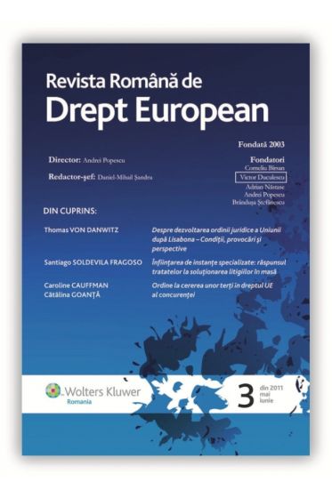 Revista Romana de Drept European nr. 3/2011
