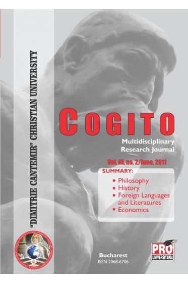 Multidisciplinary Research Journal. Vol. III, no. 2/2011