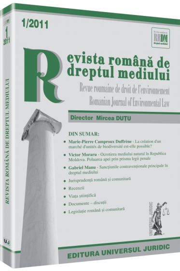 Revista romana de dreptul mediului nr. 1/2011