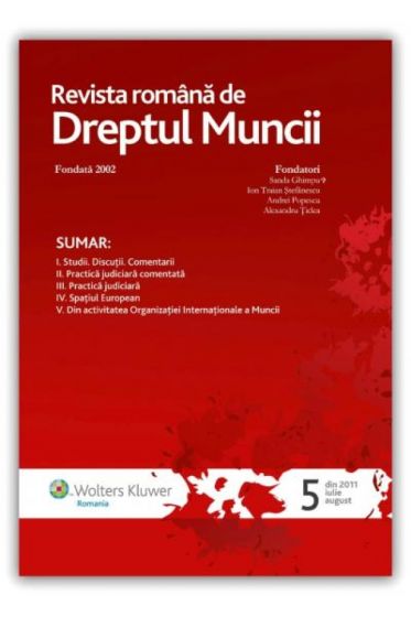 Revista Romana de Dreptul Muncii nr. 5/2011