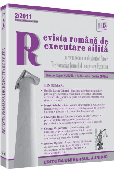 Revista romana de executare silita nr. 2/2011 - Serie noua, anul VIII
