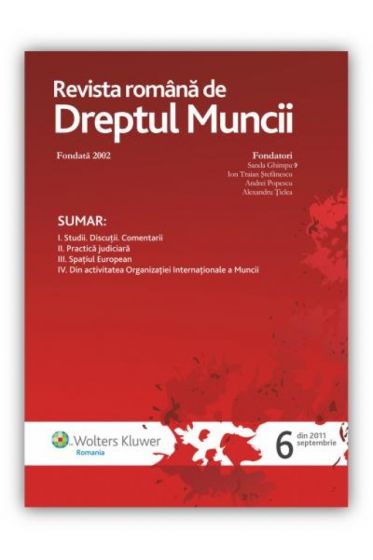 Revista Romana de Dreptul Muncii nr. 6/2011