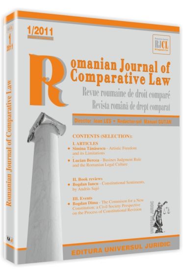 Romanian Journal of Comparative Law nr. 1/2011