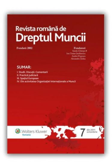 Revista Romana de Dreptul Muncii nr. 7/2011