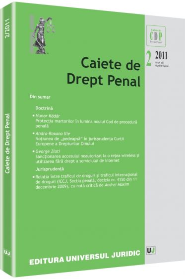 Caiete de Drept Penal nr. 2/2011