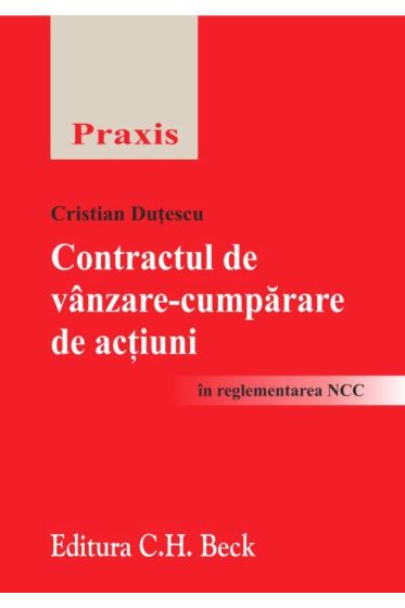 Contractul de vanzare-cumparare de actiuni
