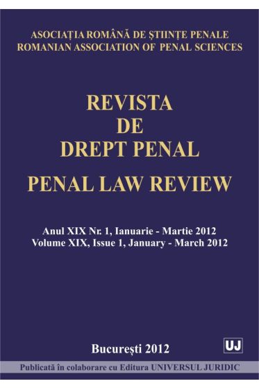 Revista de Drept Penal nr. 1/2012