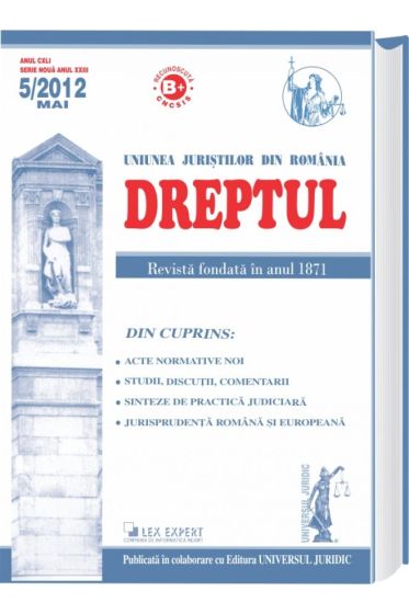 Revista Dreptul nr. 5/2012