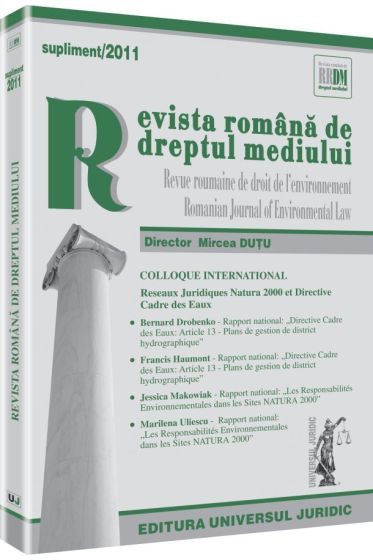 Revista romana de dreptul mediului - Supliment/2011