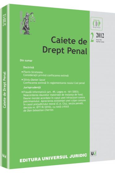 Caiete de Drept Penal nr. 2/2012