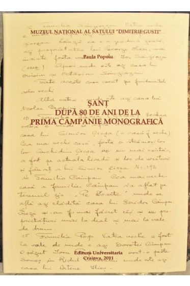 Sant dupa 80 de ani de la prima campanie monografica