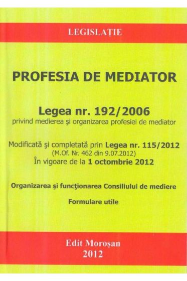 Profesia de mediator