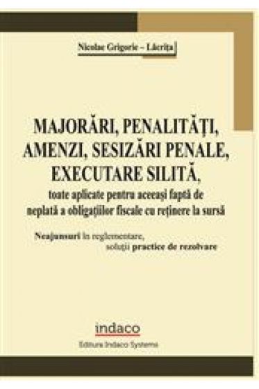 Majorari, penalitati, amenzi, sesizari penale, executare silita