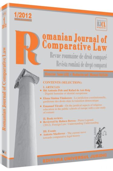 Romanian Journal of Comparative Law nr. 1/2012
