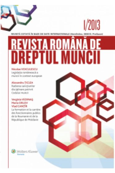 Revista romana de dreptul muncii nr. 1/2013
