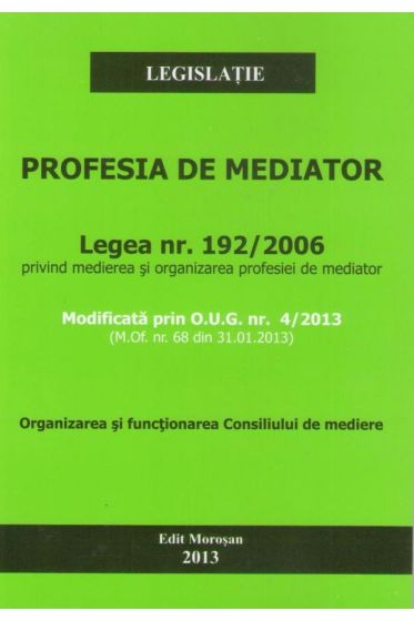 Profesia de mediator