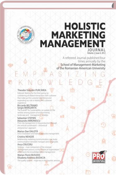 Holistic Marketing Management Journal, Volume 2, Issue 4, 2012
