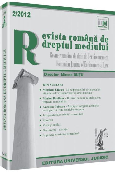 Revista romana de dreptul mediului nr. 2/2012